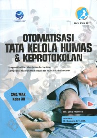 Image of Otomatisasi Tata Kelola Humas & Keprotokolan XII